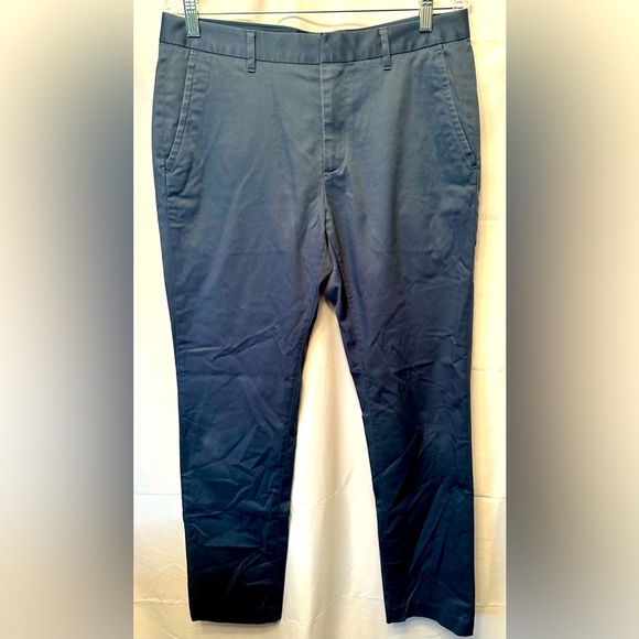 Bonobos Weekday Warrior Thursday Pants Mens 33x32 Tailored Fit Chino Blue - Picture 1 of 9
